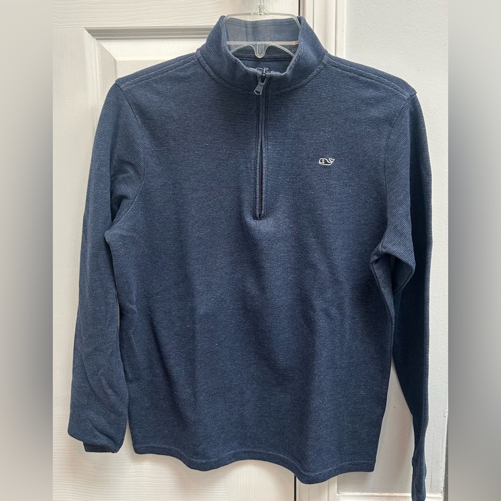 Vineyard Vines Blue Quarter-Zip Sweatshirt
